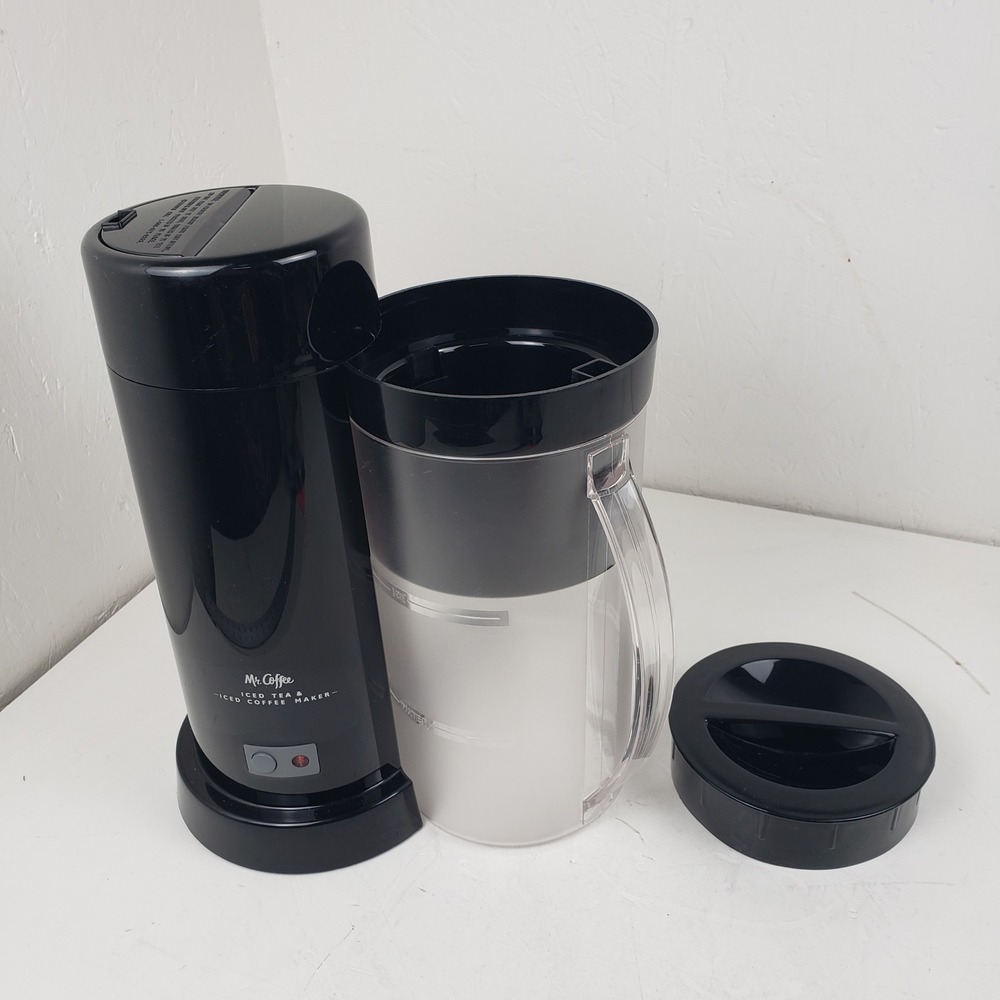 Mr. Coffee TM1-BLK Iced Tea and Iced Coffee Maker with Pitcher Black
